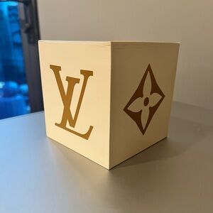 Vintage Louis Vuitton Desk Block Note Pad White Monogram *EUC*